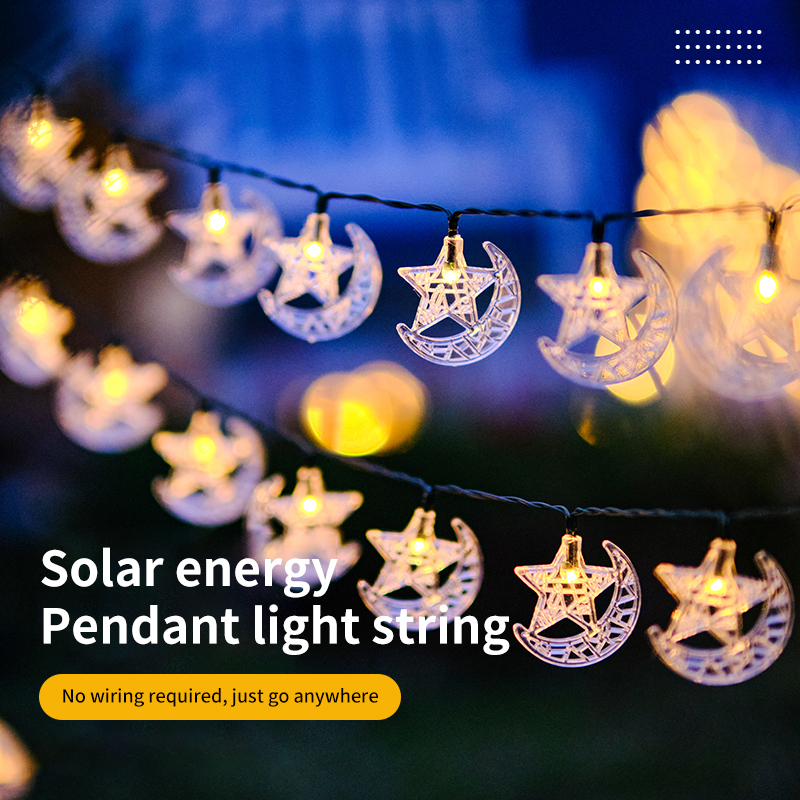 Solar Outdoor Courtyard Waterproof Super Bright Led Colored Lights Small Lights String Lights With Garden Camping Atmosphere Decorative Flashing Lights