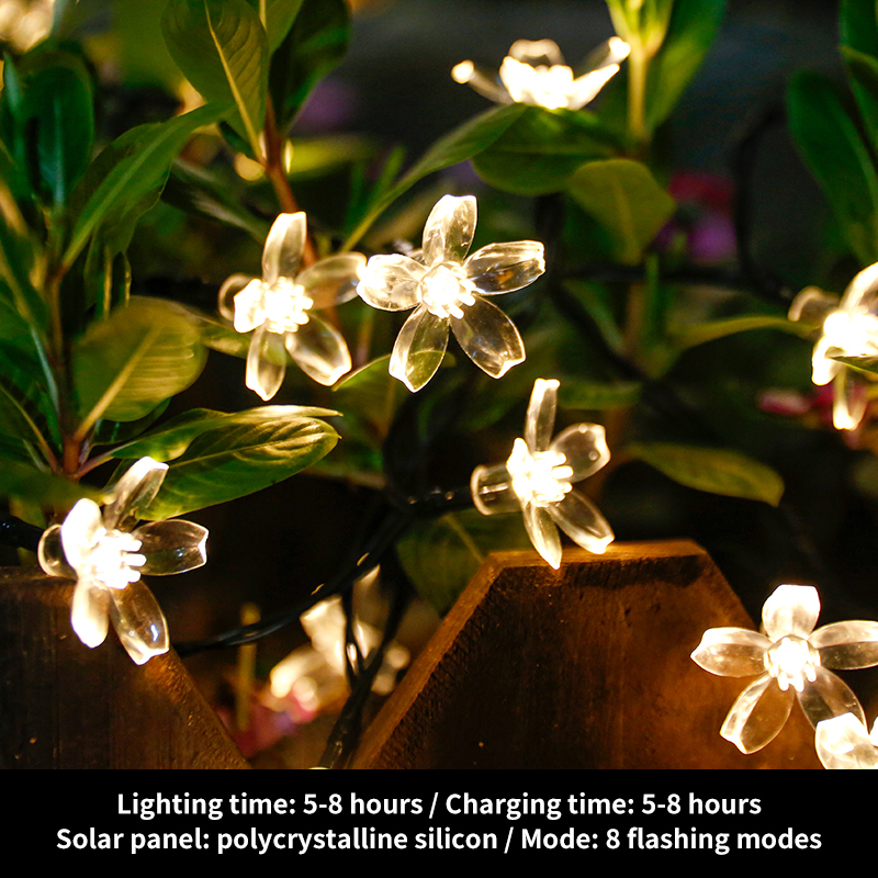 Solar Outdoor Courtyard Waterproof Super Bright Led Colored Lights Small Lights String Lights With Garden Camping Atmosphere Decorative Flashing Lights